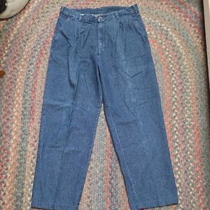 Vtg 80s Brittania Pleated Jeans